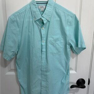 Croft & Barrow Aqua Casual Button-Down Shirt